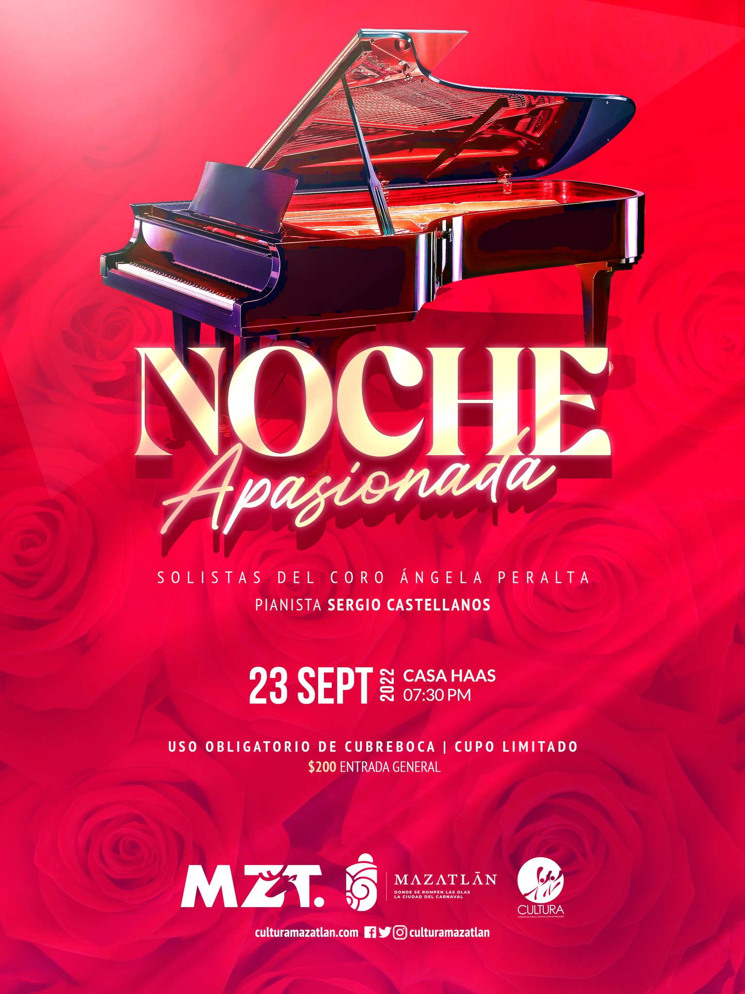 Se avecina “Noche Apasionada” este viernes en Casa Haas