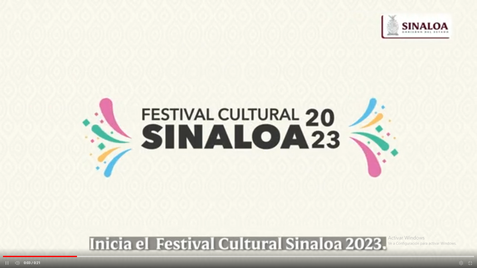 Festival Cultural Sinaloa 2023 Inauguración